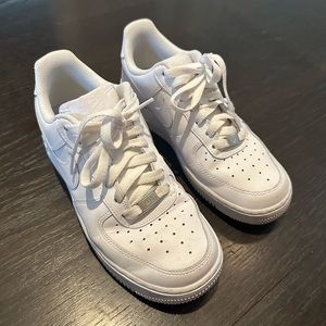 White Air Force ones
